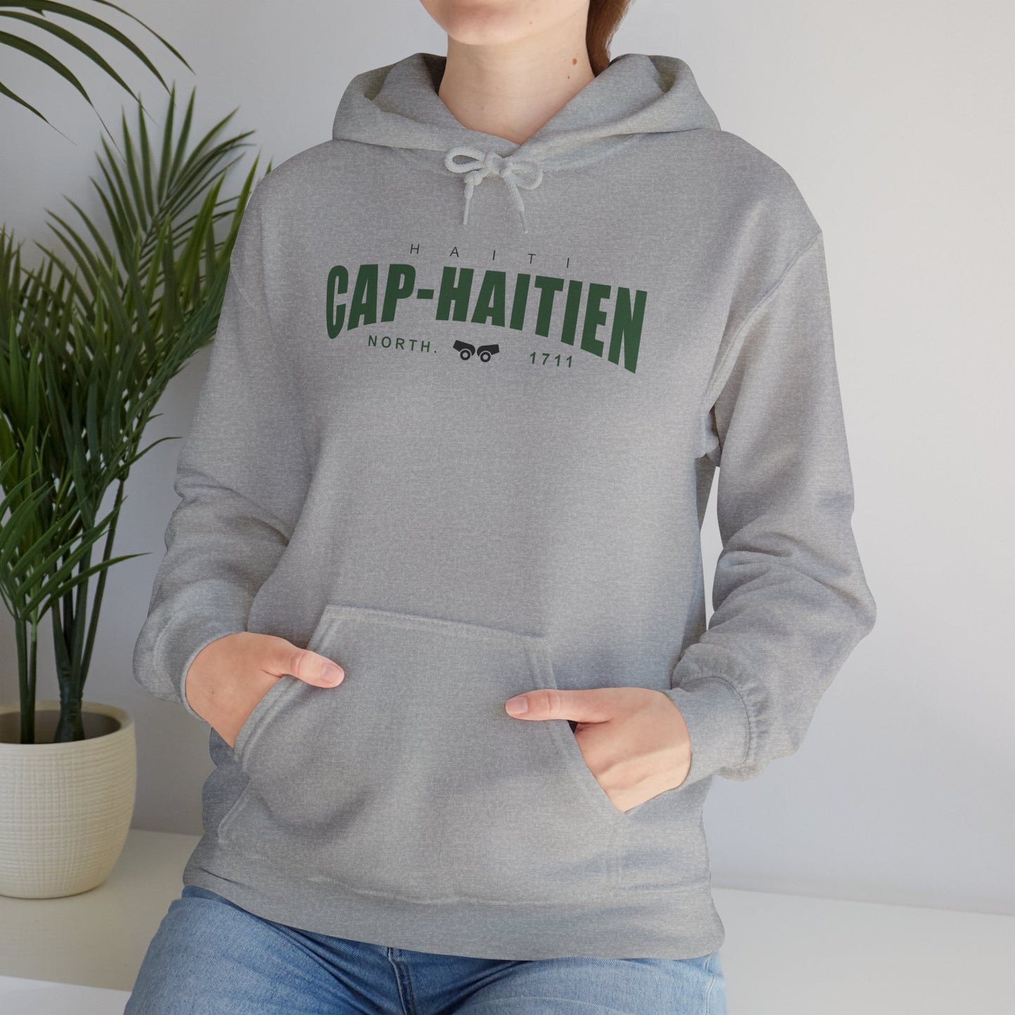 Cap-Haitien Unisex Heavy Blend Hoodie, Cozy Sweatshirt, Casual Wear, Travel Apparel, Gift for Him/Her