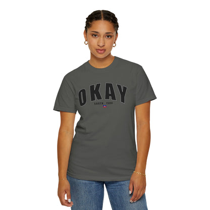 Okay - Garment-Dyed Unisex T-Shirt for Casual Vibes