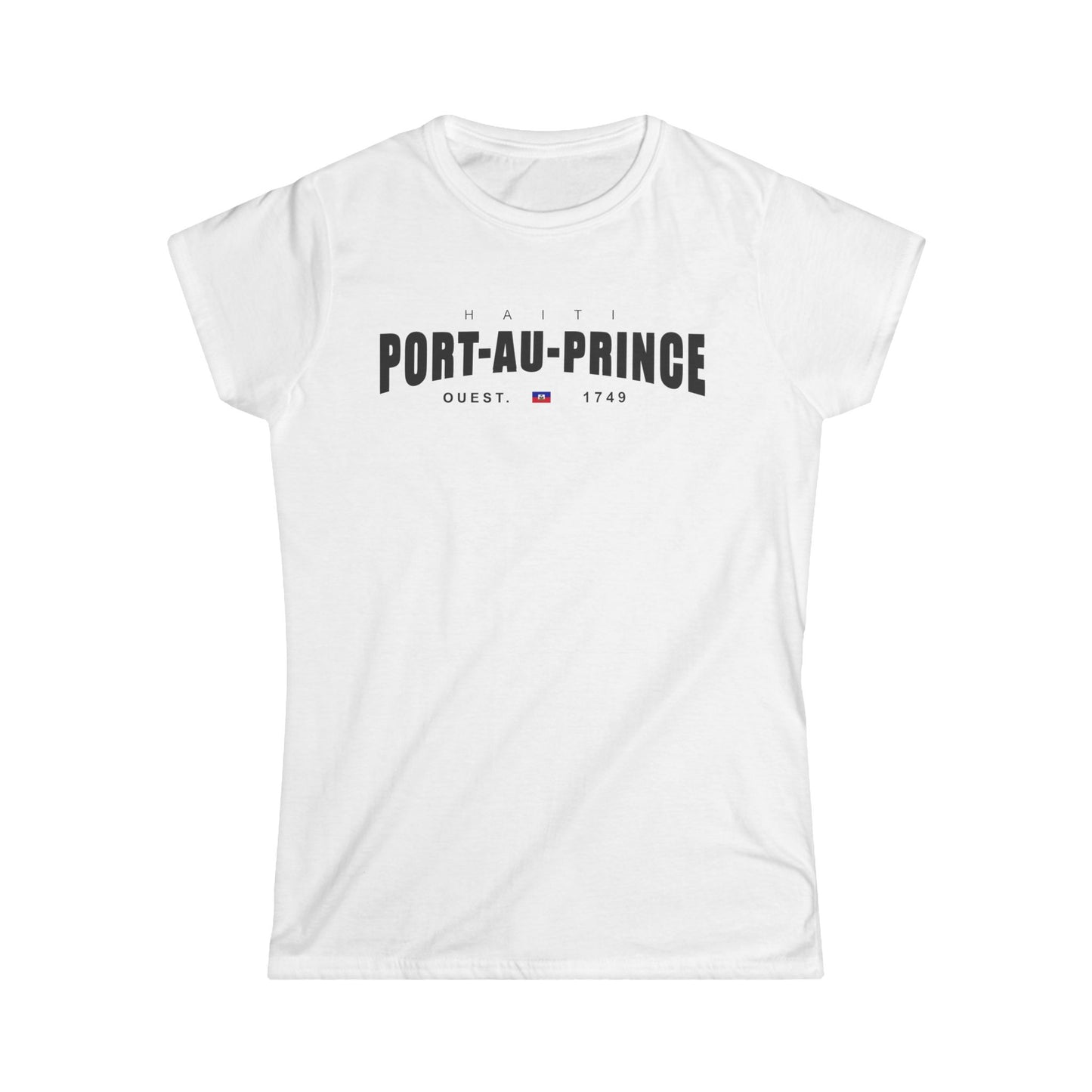 Port-au-Prince Women's Softstyle Tee - Casual Comfort for Travel Lovers