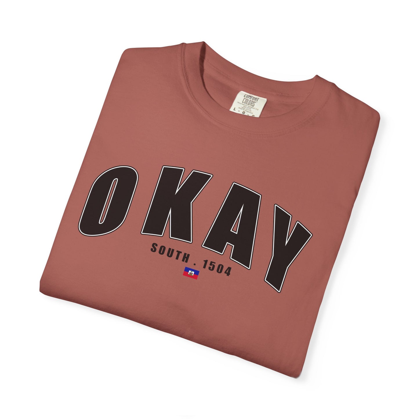 Okay - Garment-Dyed Unisex T-Shirt for Casual Vibes