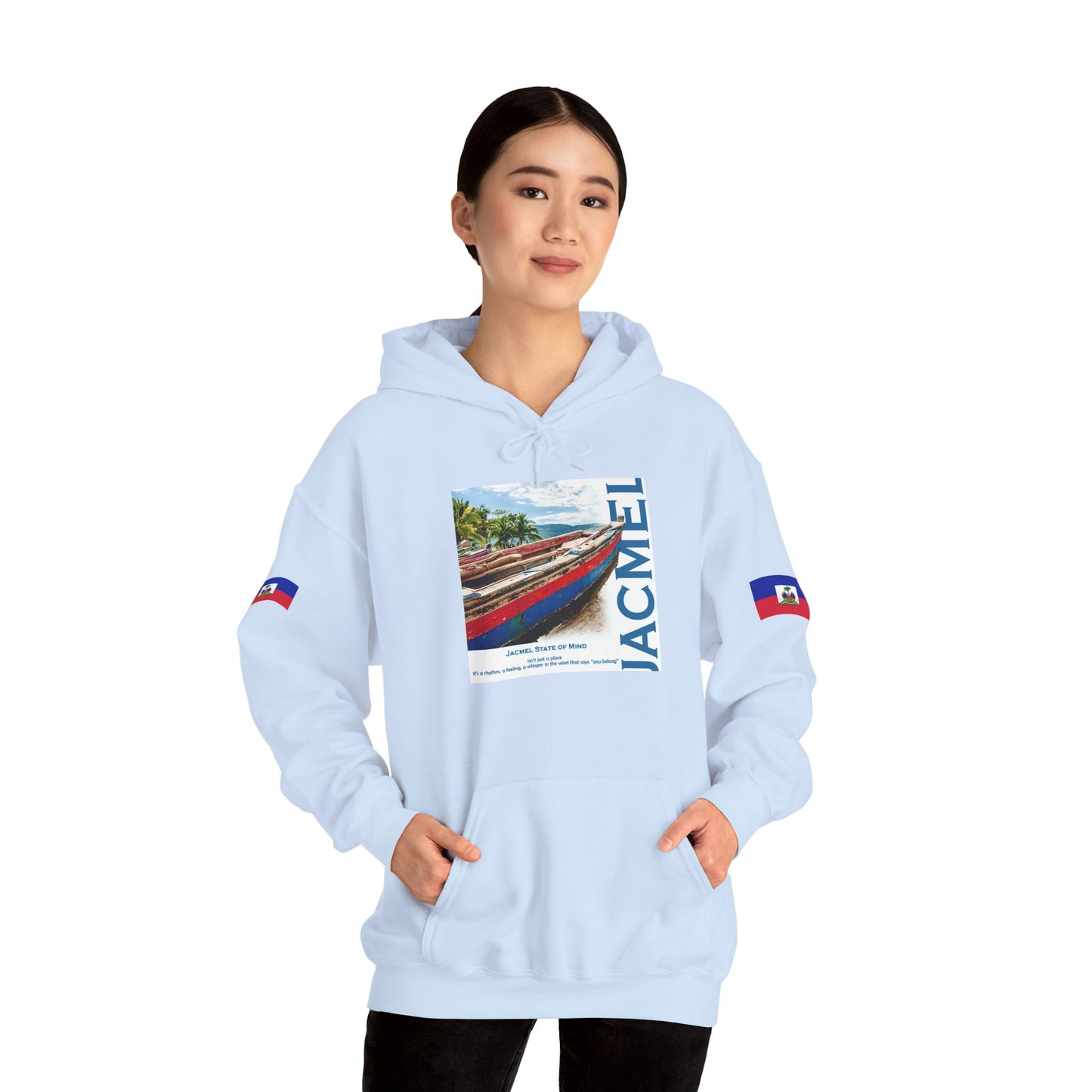 Jacmel Pride Hooded Sweatshirt | Cozy Unisex Hoodie for Home, Travel, Special Occasions, Gifts, Fashion Statement