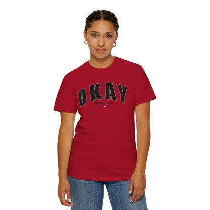 Okay - Garment-Dyed Unisex T-Shirt for Casual Vibes