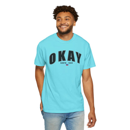Okay - Garment-Dyed Unisex T-Shirt for Casual Vibes