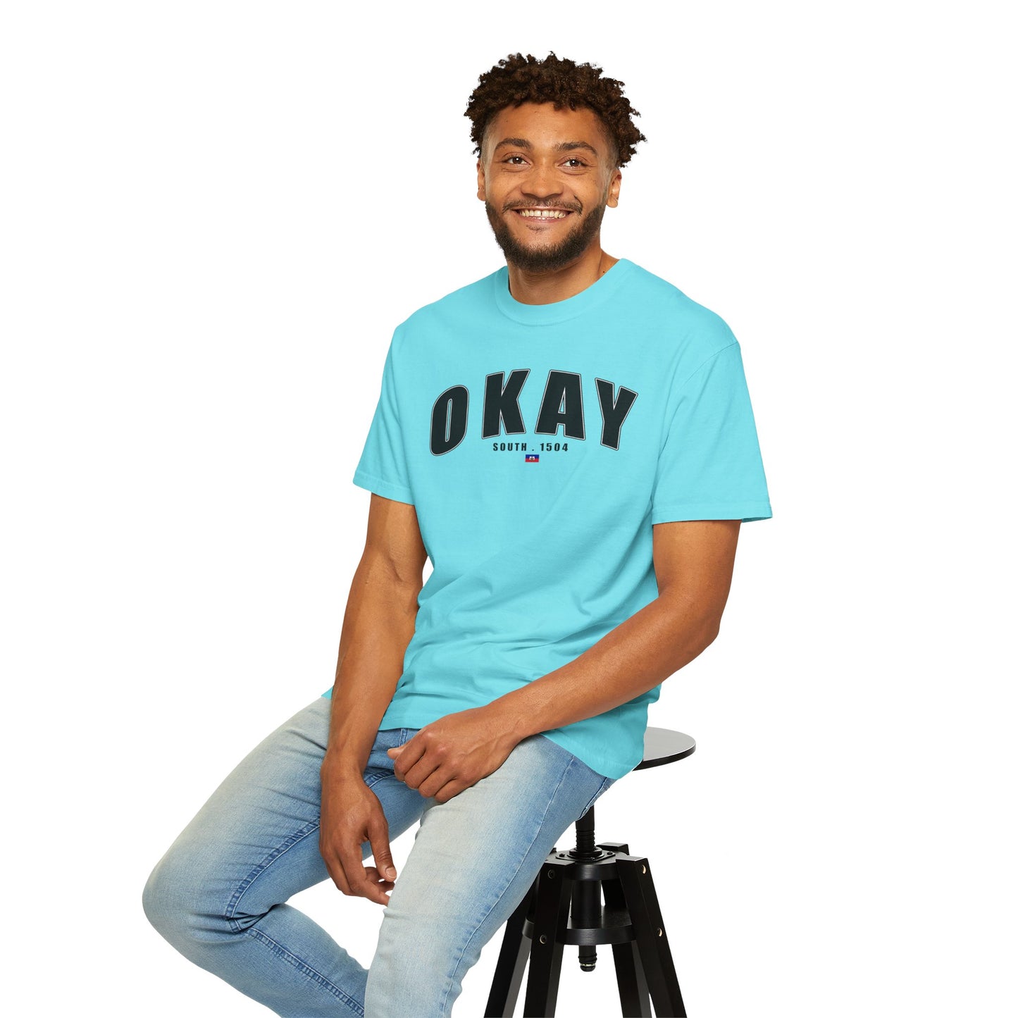 Okay - Garment-Dyed Unisex T-Shirt for Casual Vibes