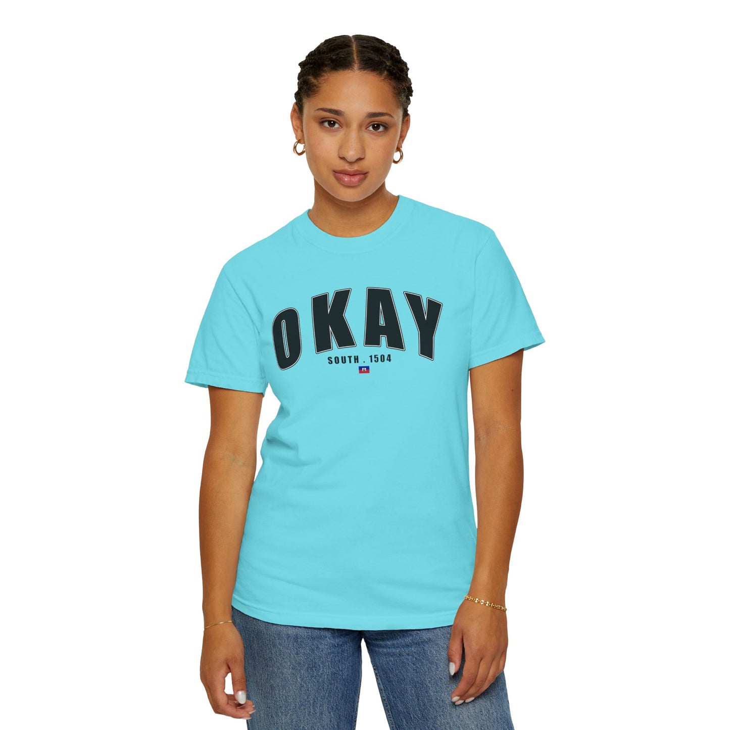 Okay - Garment-Dyed Unisex T-Shirt for Casual Vibes