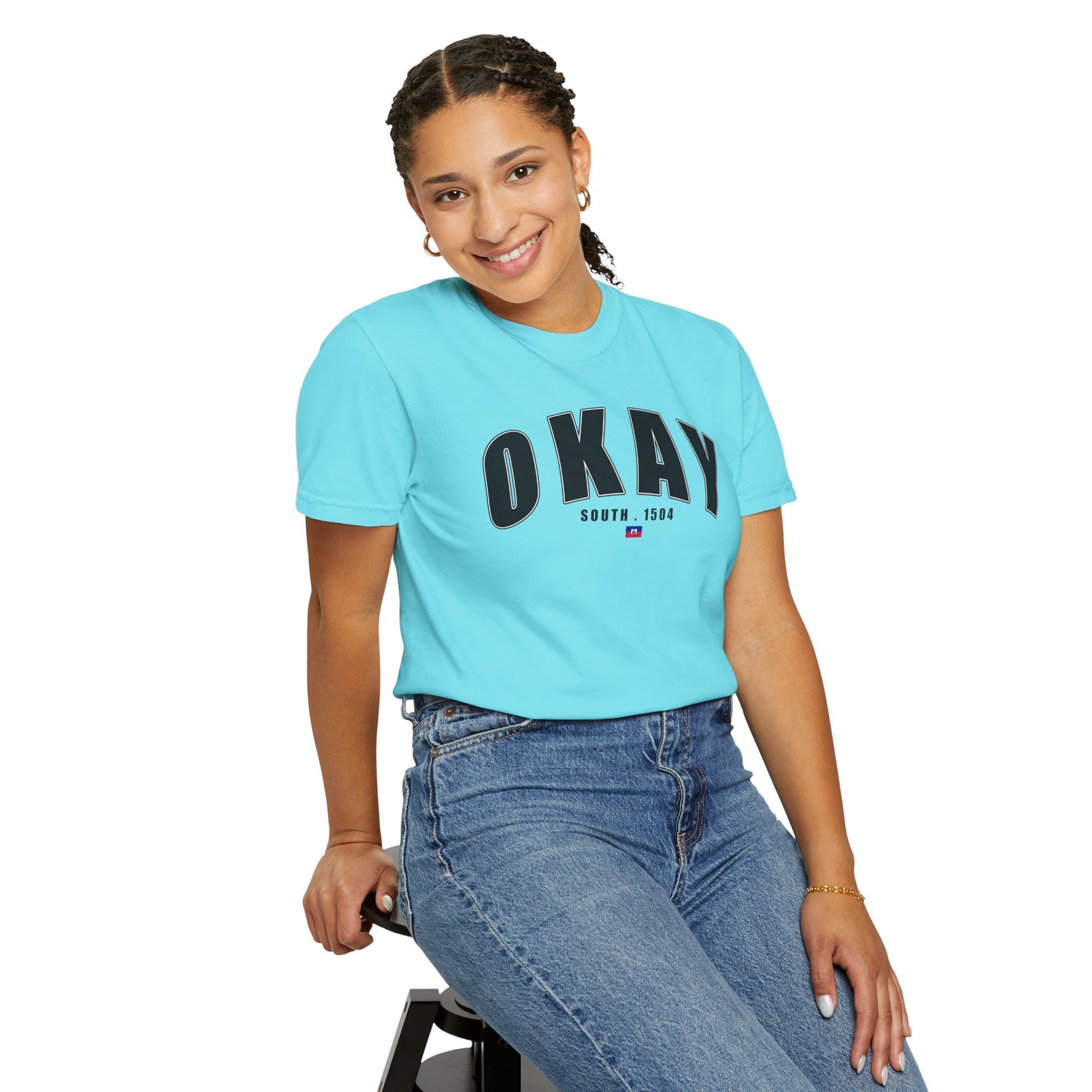 Okay - Garment-Dyed Unisex T-Shirt for Casual Vibes