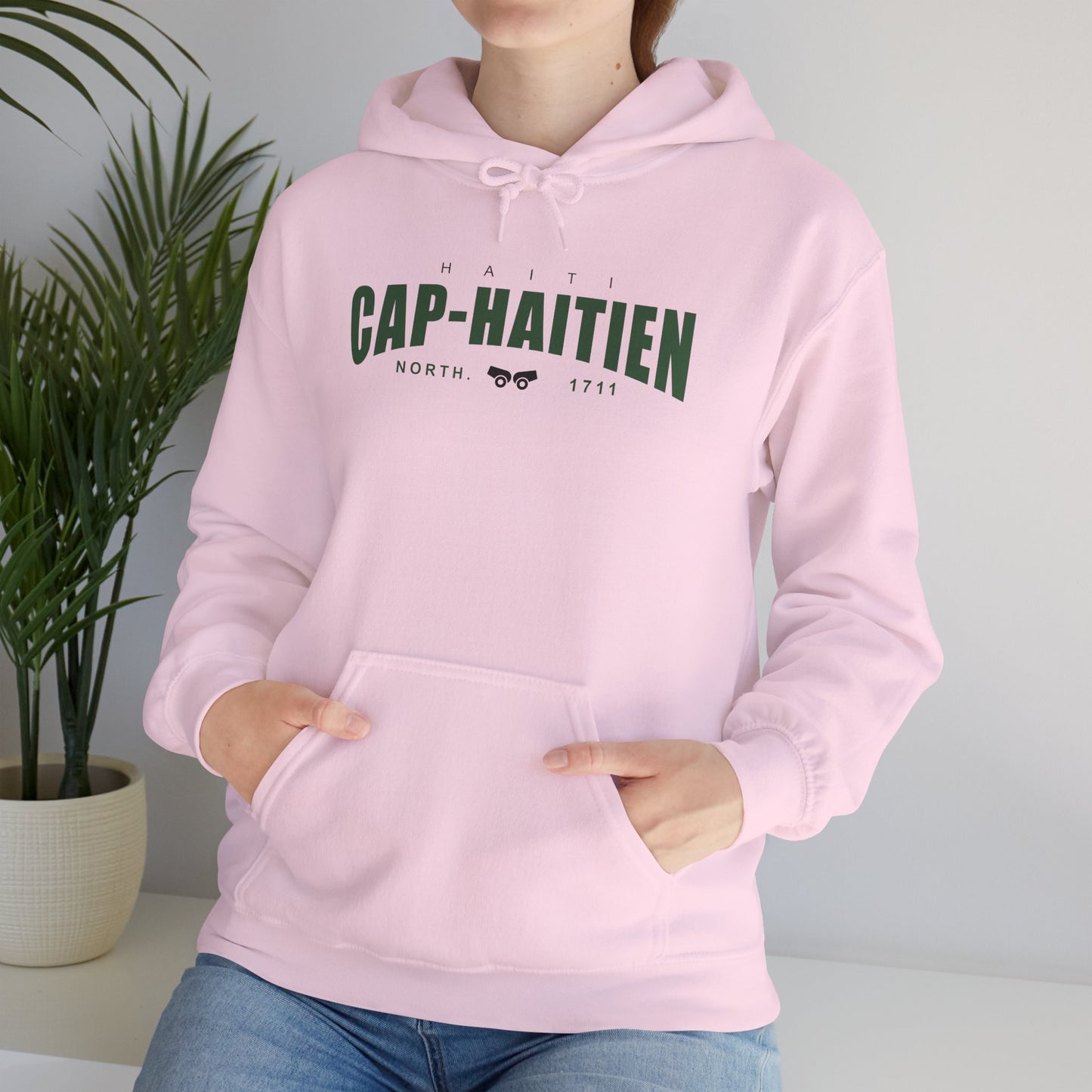 Cap-Haitien Unisex Heavy Blend Hoodie, Cozy Sweatshirt, Casual Wear, Travel Apparel, Gift for Him/Her