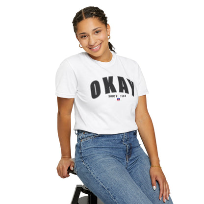 Okay - Garment-Dyed Unisex T-Shirt for Casual Vibes