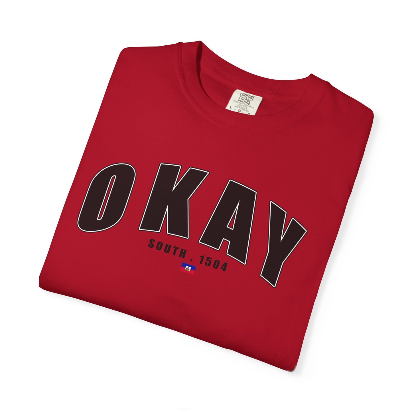 Okay - Garment-Dyed Unisex T-Shirt for Casual Vibes