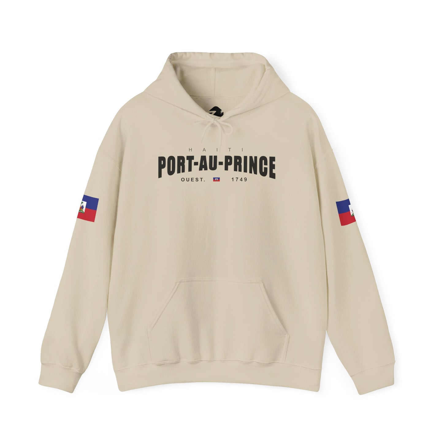 Port-au-Prince Pride Hooded Sweatshirt | Cozy Unisex Hoodie for Home, Travel, Special Occasions, Gifts, Fashion Statement