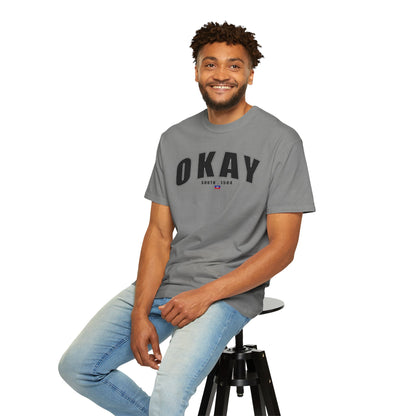 Okay - Garment-Dyed Unisex T-Shirt for Casual Vibes