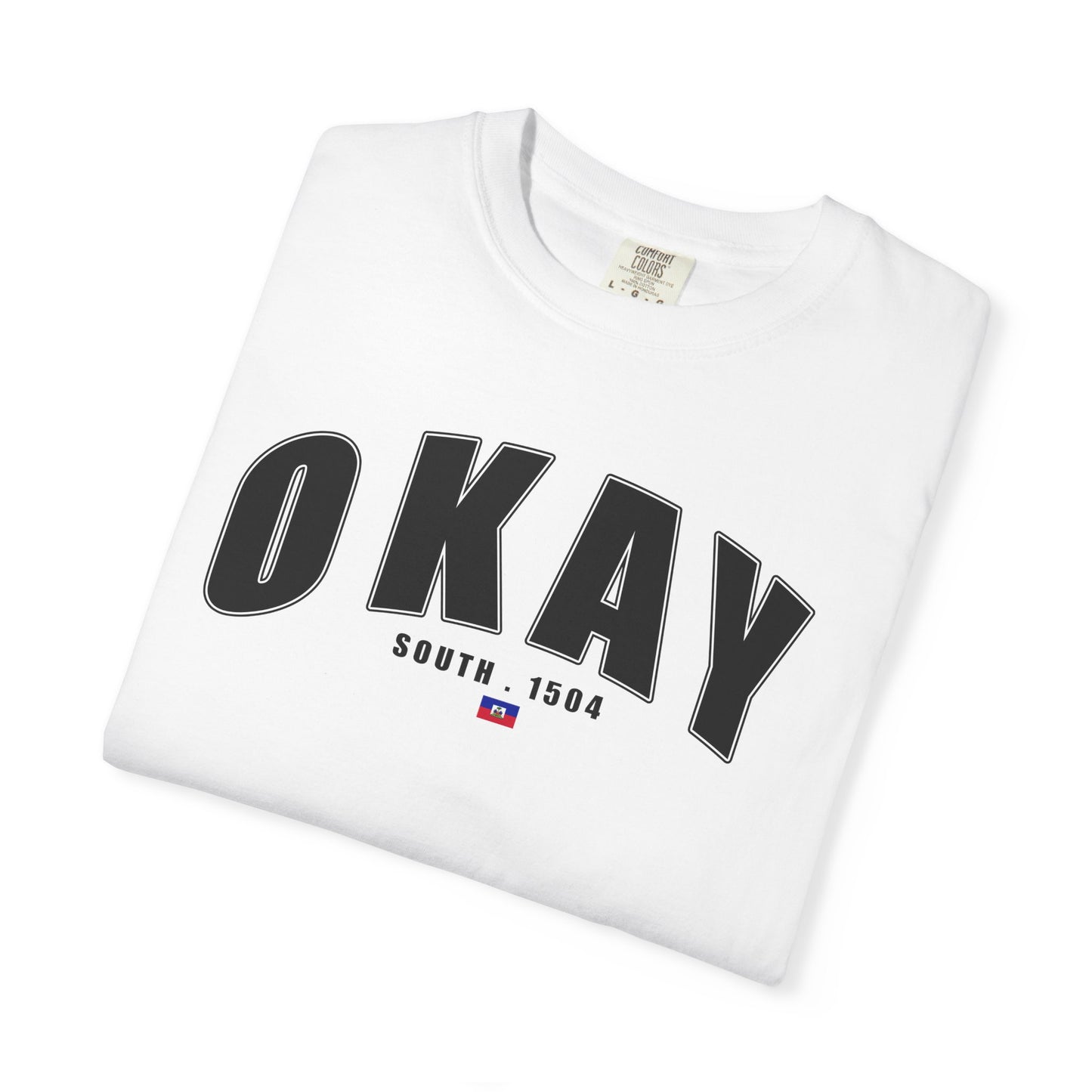 Okay - Garment-Dyed Unisex T-Shirt for Casual Vibes