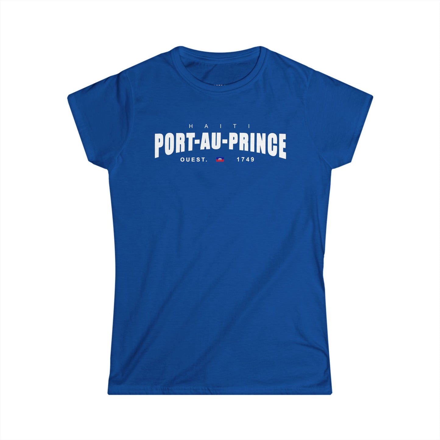 Port-au-Prince Women's Softstyle Tee - Casual Comfort for Travel Lovers