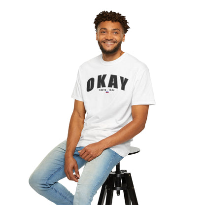 Okay - Garment-Dyed Unisex T-Shirt for Casual Vibes