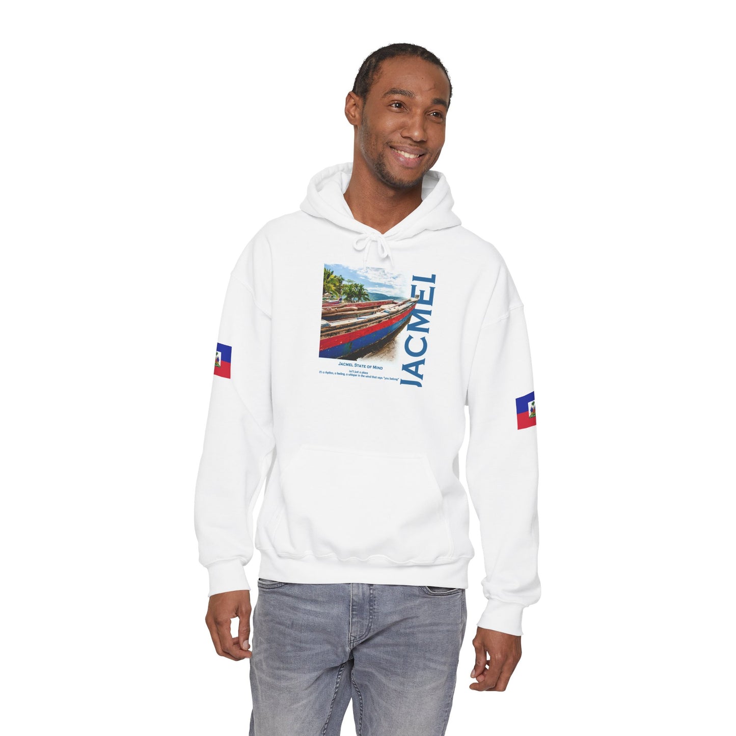 Jacmel Pride Hooded Sweatshirt | Cozy Unisex Hoodie for Home, Travel, Special Occasions, Gifts, Fashion Statement