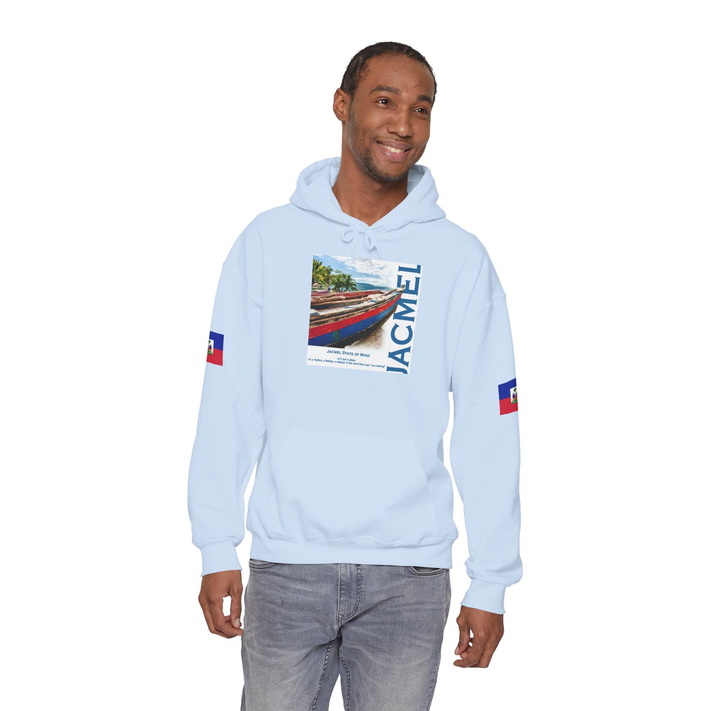 Jacmel Pride Hooded Sweatshirt | Cozy Unisex Hoodie for Home, Travel, Special Occasions, Gifts, Fashion Statement