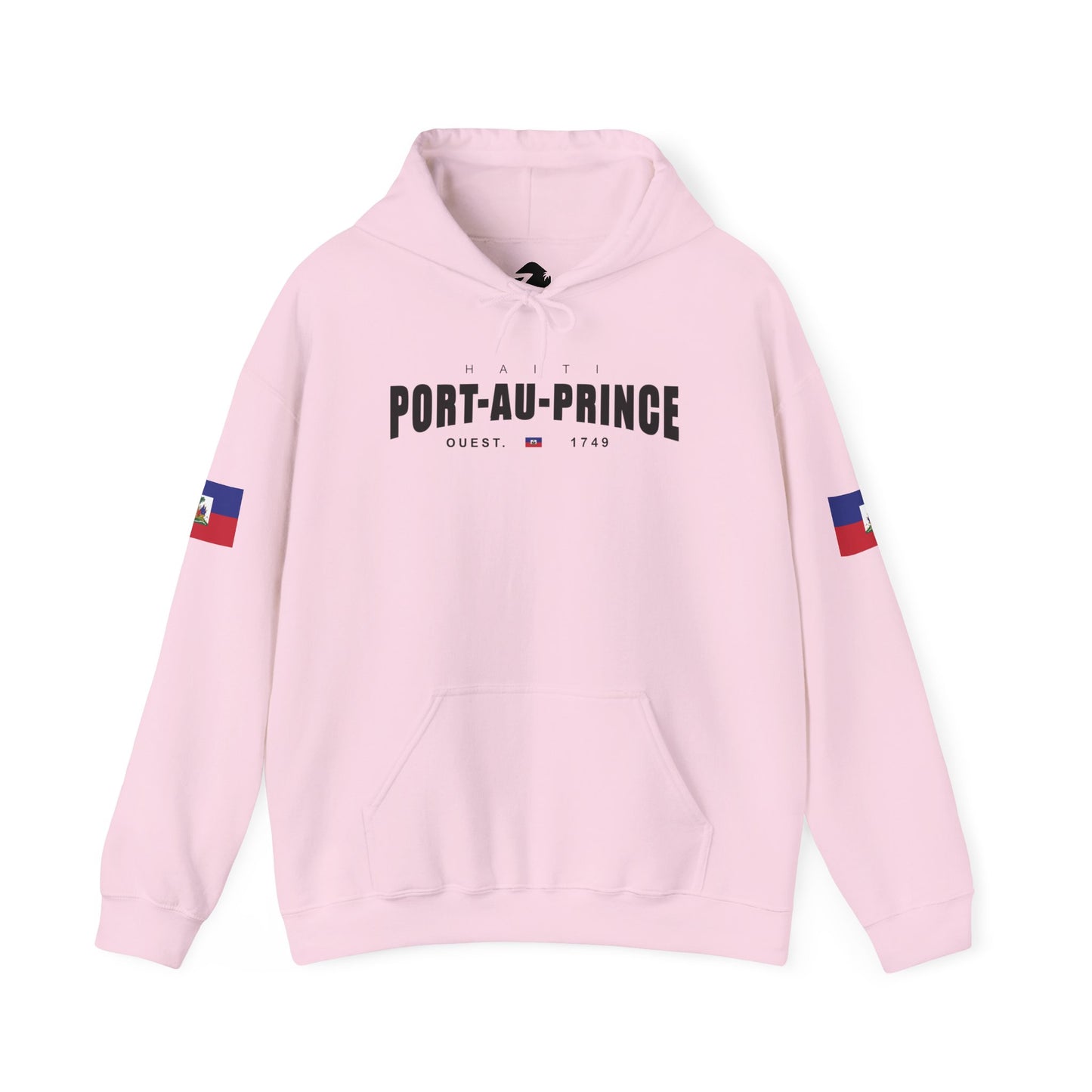Port-au-Prince Pride Hooded Sweatshirt | Cozy Unisex Hoodie for Home, Travel, Special Occasions, Gifts, Fashion Statement