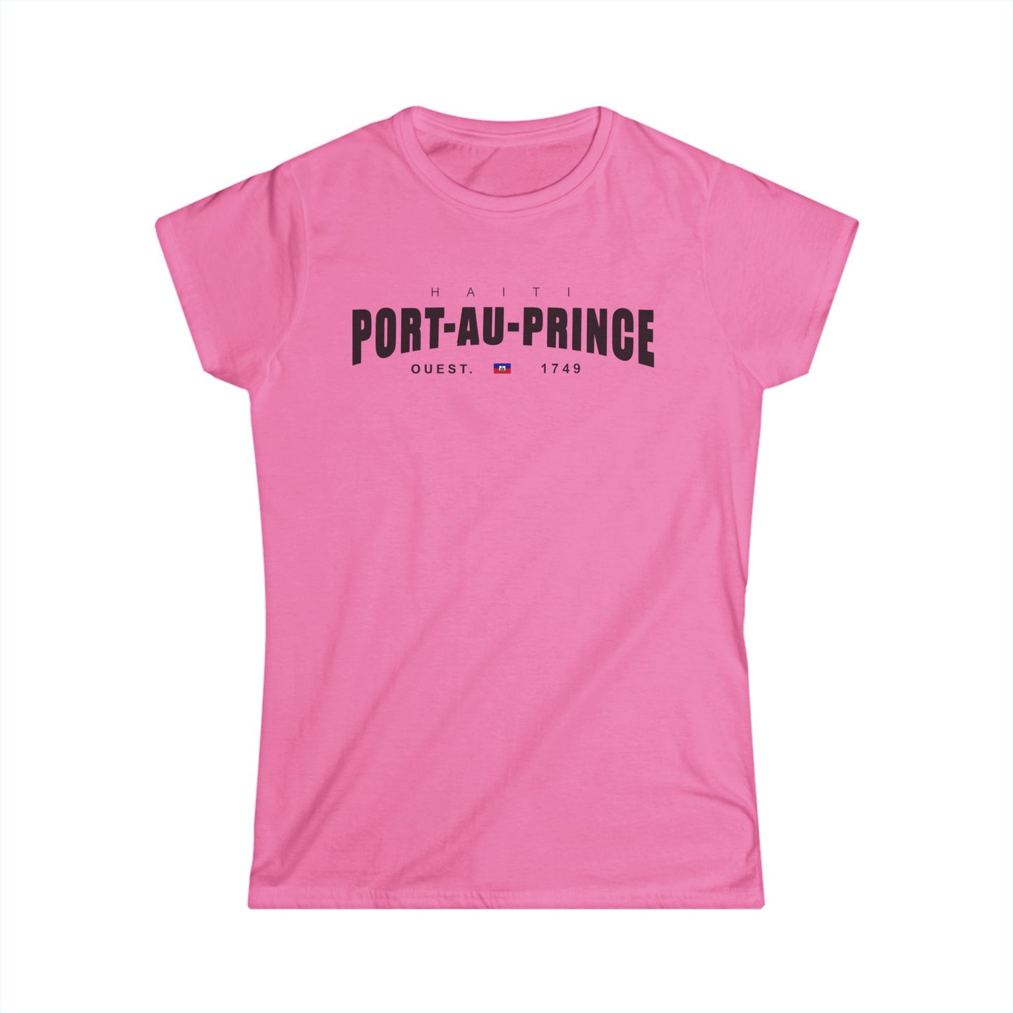 Port-au-Prince Women's Softstyle Tee - Casual Comfort for Travel Lovers