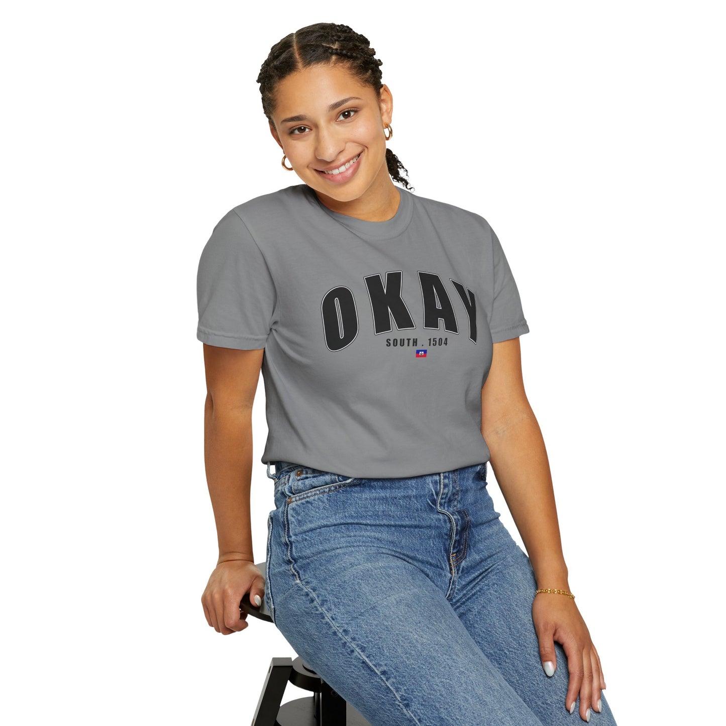Okay - Garment-Dyed Unisex T-Shirt for Casual Vibes
