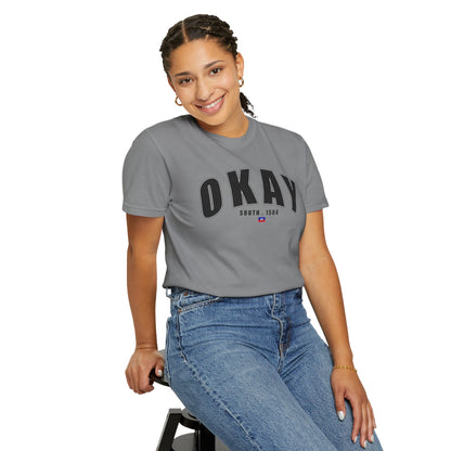 Okay - Garment-Dyed Unisex T-Shirt for Casual Vibes