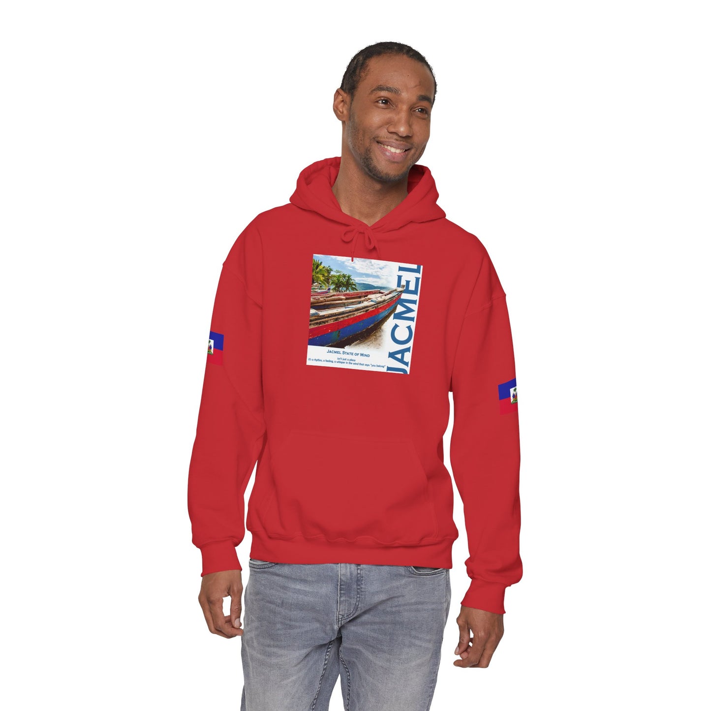 Jacmel Pride Hooded Sweatshirt | Cozy Unisex Hoodie for Home, Travel, Special Occasions, Gifts, Fashion Statement
