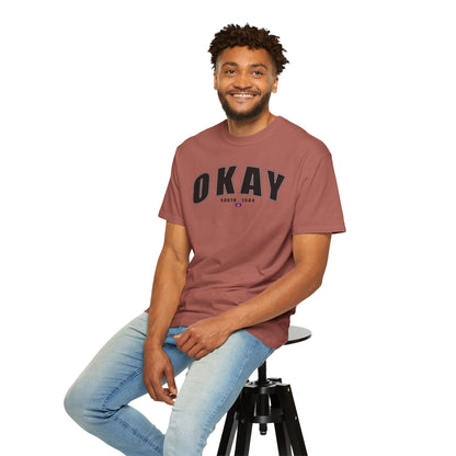 Okay - Garment-Dyed Unisex T-Shirt for Casual Vibes