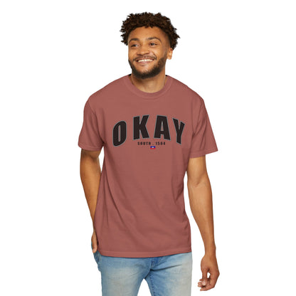 Okay - Garment-Dyed Unisex T-Shirt for Casual Vibes
