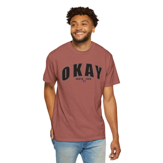 Okay - Garment-Dyed Unisex T-Shirt for Casual Vibes