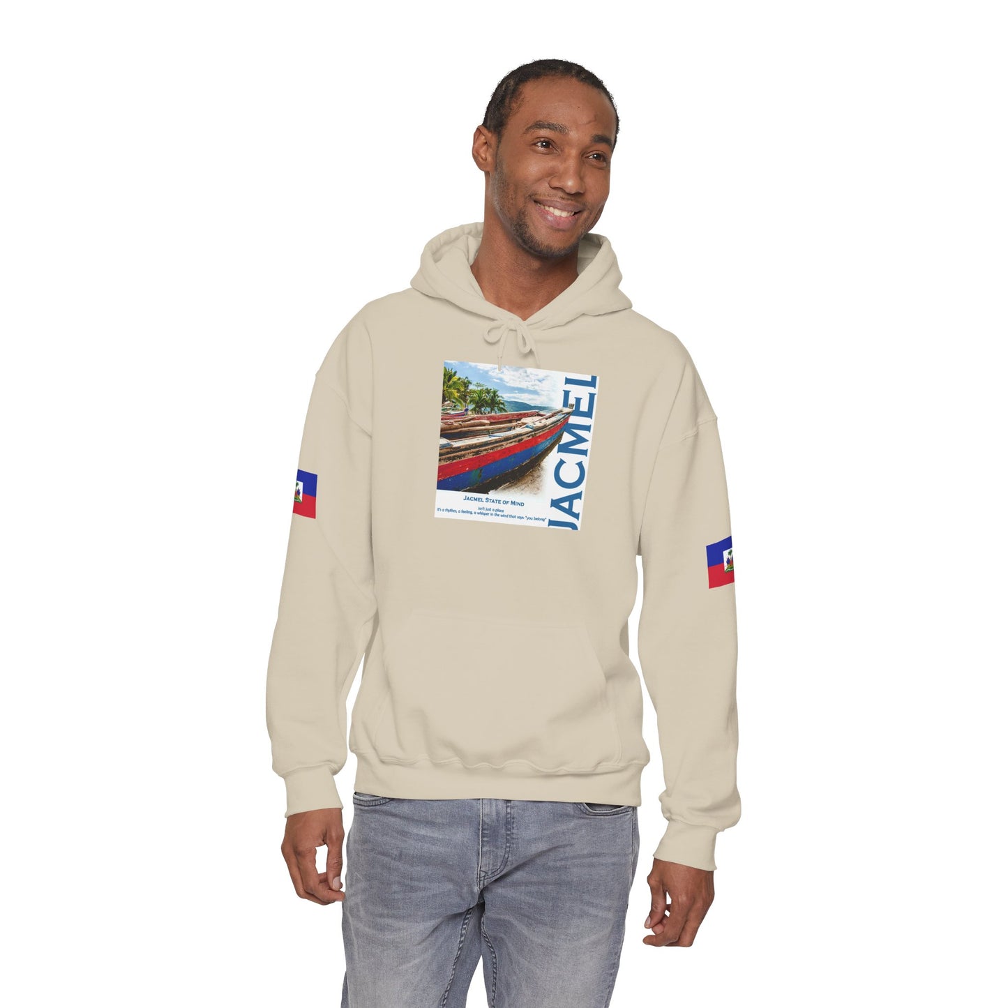 Jacmel Pride Hooded Sweatshirt | Cozy Unisex Hoodie for Home, Travel, Special Occasions, Gifts, Fashion Statement