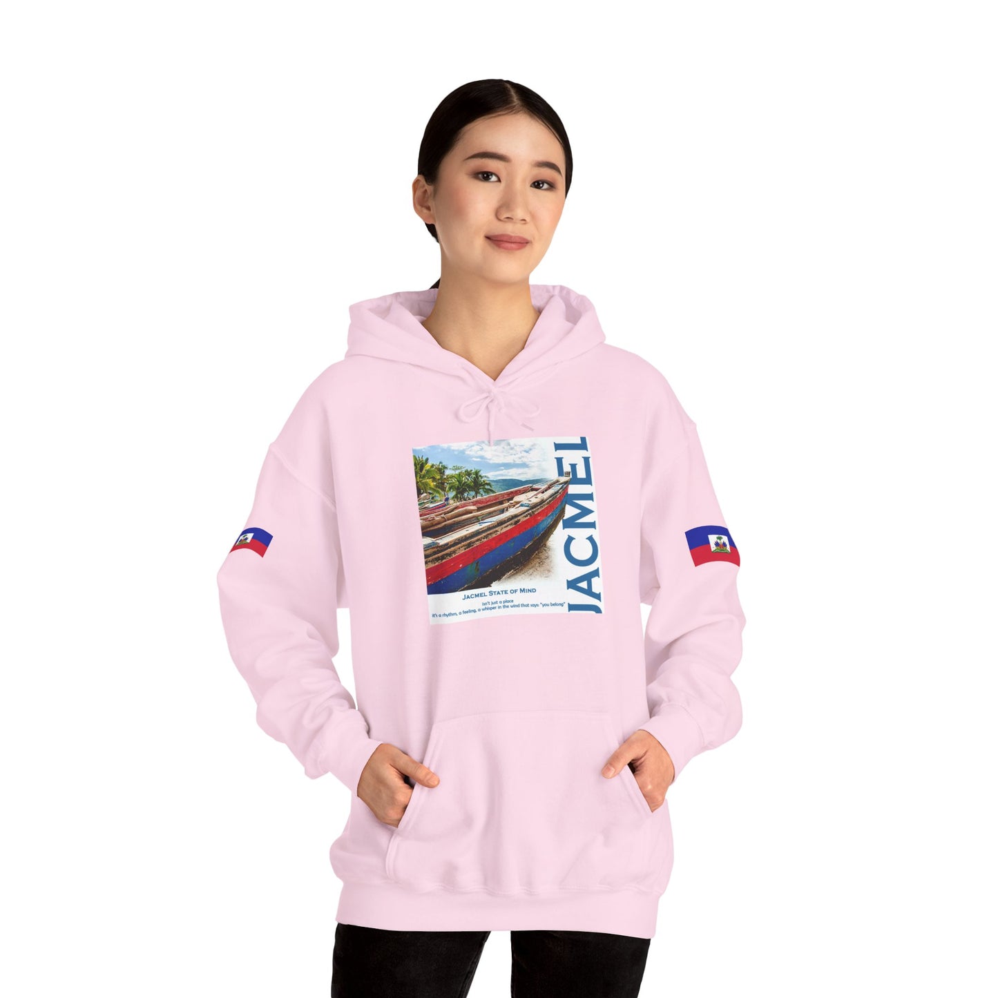 Jacmel Pride Hooded Sweatshirt | Cozy Unisex Hoodie for Home, Travel, Special Occasions, Gifts, Fashion Statement