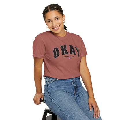 Okay - Garment-Dyed Unisex T-Shirt for Casual Vibes